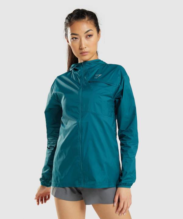 Damske Vetrovky Gymshark Speed Tyrkysové | NU7904321